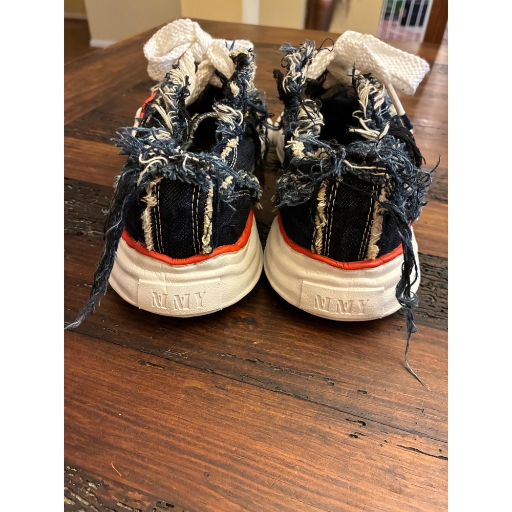 Maison Mihara Yashuhiro x Nigel Cabourn Denim Sneakers Men's Size 43 Streetwear - Picture 6 of 8